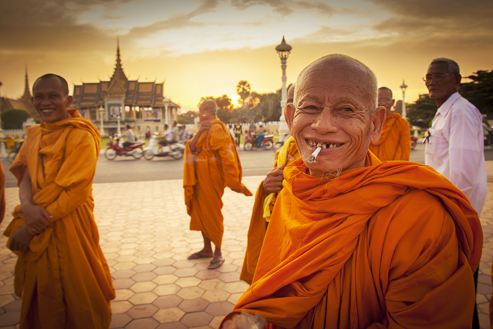 Monks at Royal Palace PNH